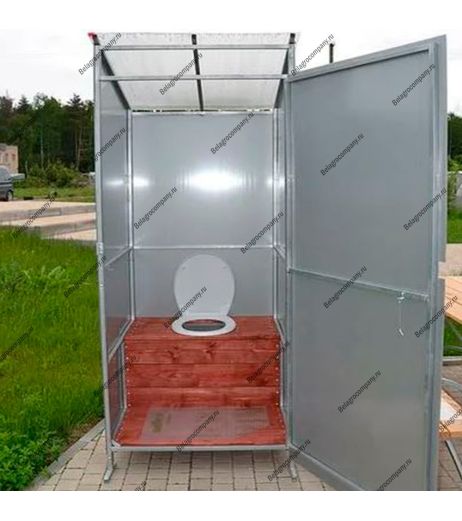 Дачный туалет из поликарбоната